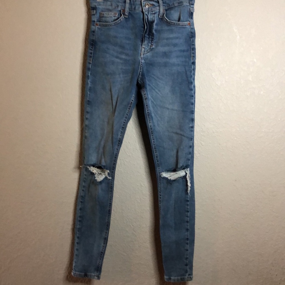 Top shop Jamie Moto skinny jeans